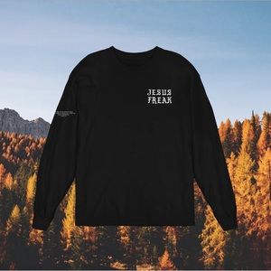 JESUS FREAK x LONG SLEEVE T-SHIRT 'BLACK ICE'